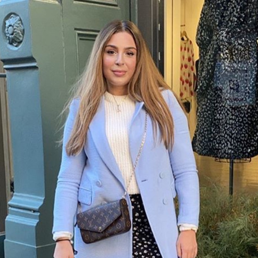 Zara baby blue jacket